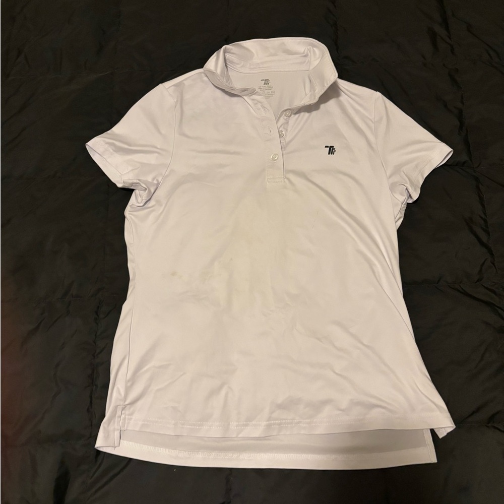 Women's White Polo Shirt